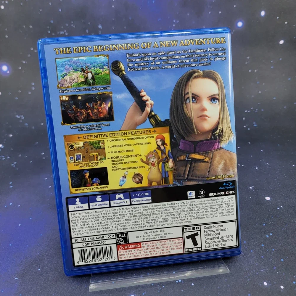 Dragon Quest XI S Echoes of an Elusive Age Definitive Edition Playstation 4 J